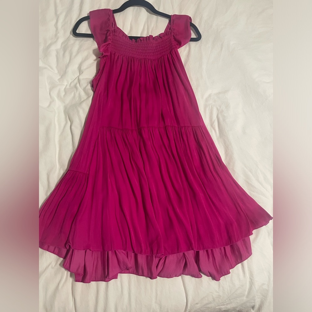 Free people hot pink dress size small